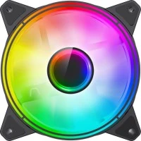 Вентилятор для корпуса GameMax FN-12Rainbow-Q-Infinity, 12cm, 3pin+Molex, 1400rpm, 34CFM, 22dB, WB