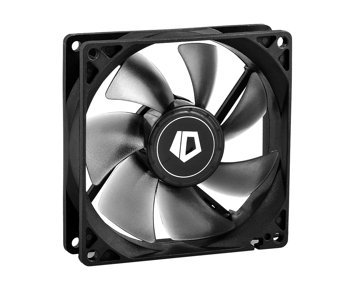 Вентилятор для корпуса ID-Cooling NO-9225-SD, 9.2cm, 3pin, 1500rpm, 28.5CFM, 28.5dB, Black