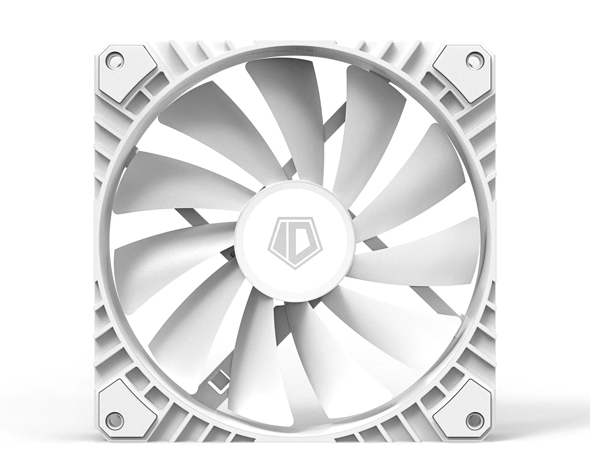 Вентилятор для корпуса ID-Cooling WF-14025-XT White V2, 14cm, 4pin, 800-1600rpm, 76.8CFM, 32.6dB — 2