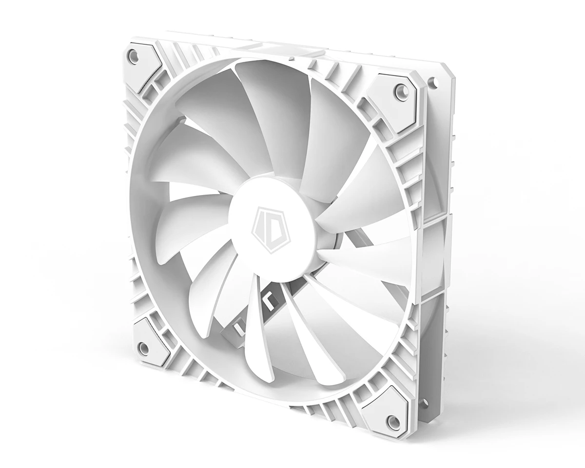 Вентилятор для корпуса ID-Cooling WF-14025-XT White V2, 14cm, 4pin, 800-1600rpm, 76.8CFM, 32.6dB — 3