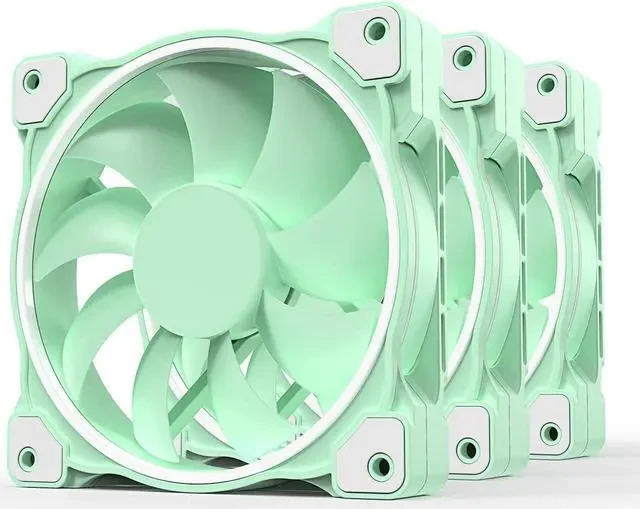 Вентилятор для корпуса ID-Cooling ZF-12025, 12cm, 4pin, 900-2000rpm, 55.2CFM, 33.5dB, Mint Green