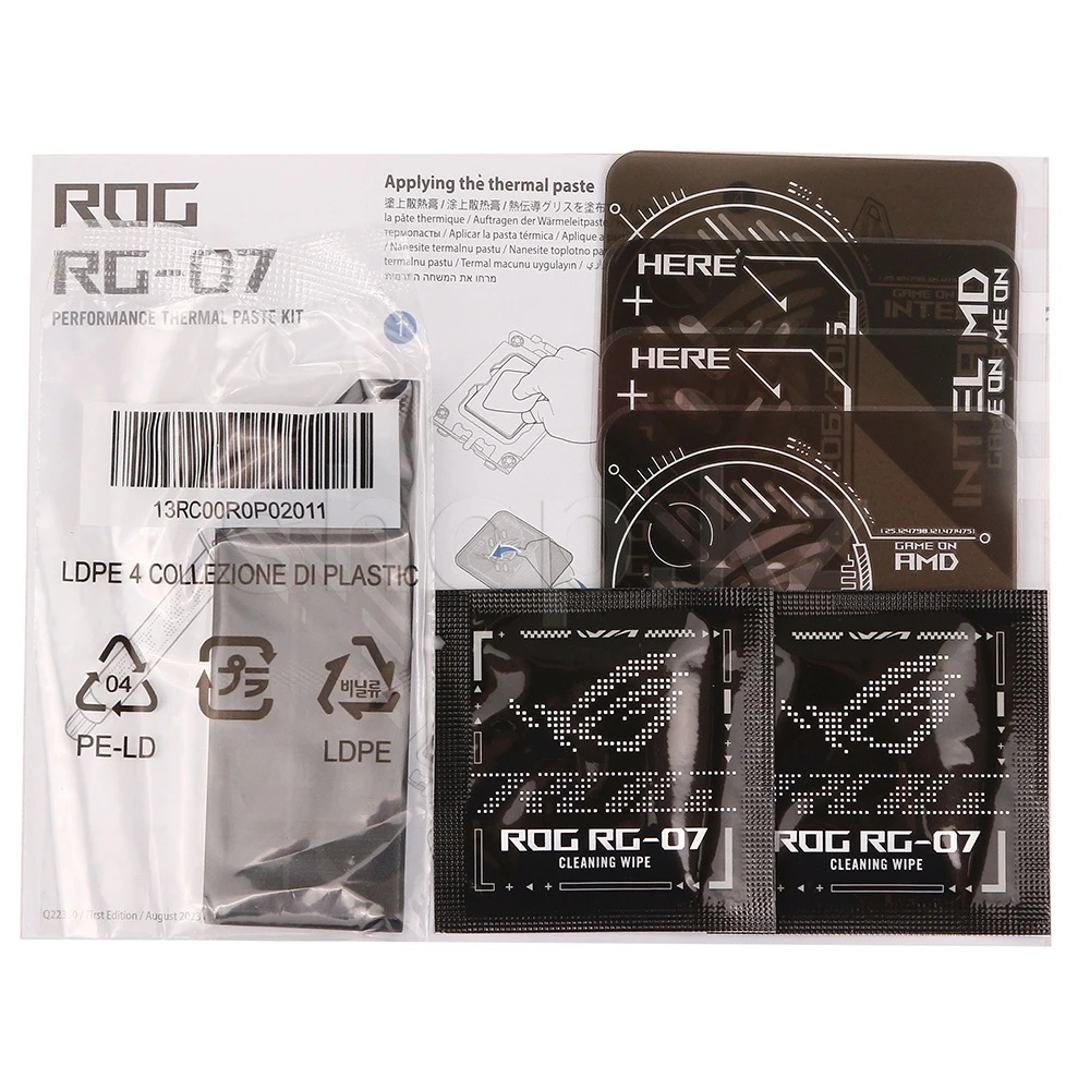 Термопаста Asus ROG RG-07 Kit, шприц, 3 g, Grey — 2