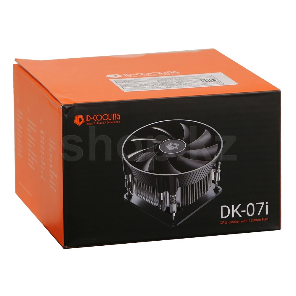 Кулер ID-Cooling DK-07i, LGA1700,120W, 12cm, 4p, 61.5CFM, 500-1800rpm, 25.6 dB — 5