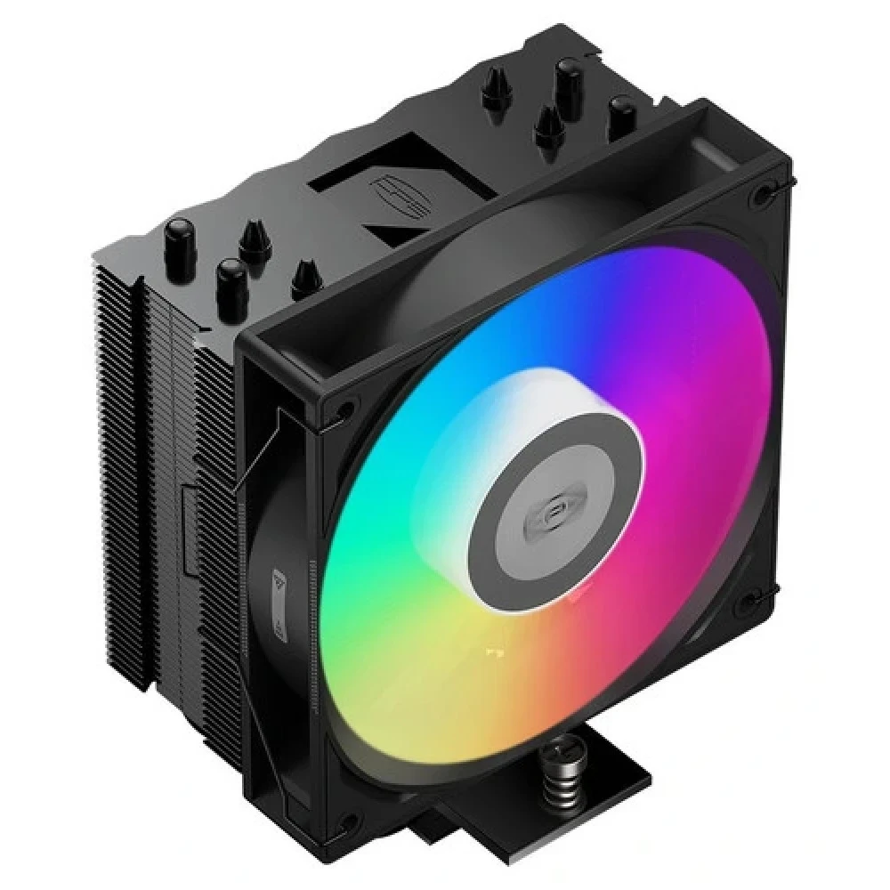 Кулер PCCooler RT400 ARGB BK,LGA115X/1200/1700/1851/AM4/AM5,235W,12cm,4pin+3pin,Al+Cu,500-2200rpm
