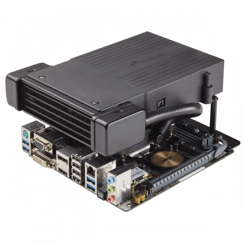 СЖО Corsair H5 SF, S115X/1200/1366/2011/AM3, 12cm, 3+4pin, Al+Cu,1000-1800rpm, 24CFM, 42dB — 5