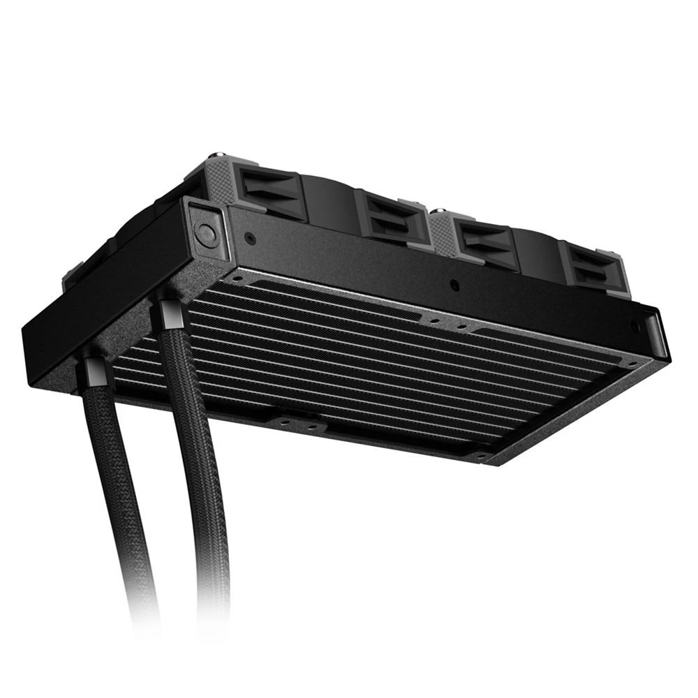 СЖО Sharkoon S70 RGB, S115X/1200/1366/1700/2011/AM4/AM5/TR4, 2x12cm, 4pin, Al-Cu, 600-2000rpm, 35dB — 4