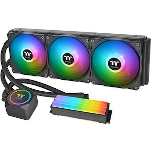 СЖО Thermaltake Floe RC360, S115X/1366/2011/2066/AM4, 3x12cm,3+4pin,Al+Cu,500-1500rpm,59.2CFM,28.2dB