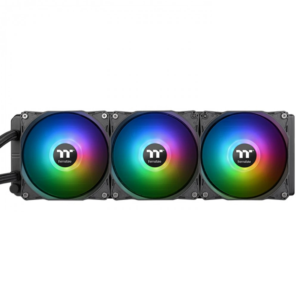 СЖО Thermaltake Floe RC360, S115X/1366/2011/2066/AM4, 3x12cm,3+4pin,Al+Cu,500-1500rpm,59.2CFM,28.2dB — 2