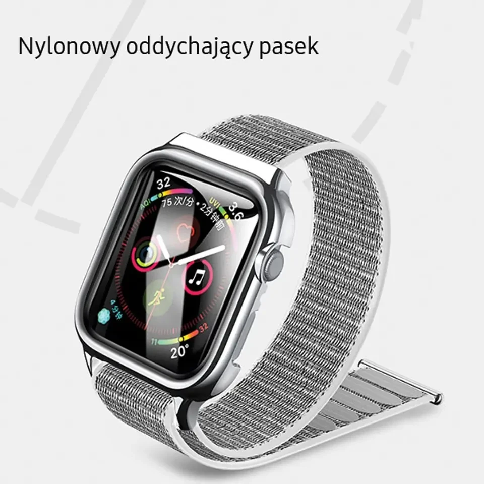 Ремешок для смарт-часов Apple Watch 4, 40mm, Usams, Silver — 2