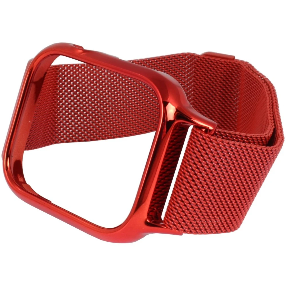 Ремешок для смарт-часов Apple Watch 4, 44mm, Usams, сталь, Red