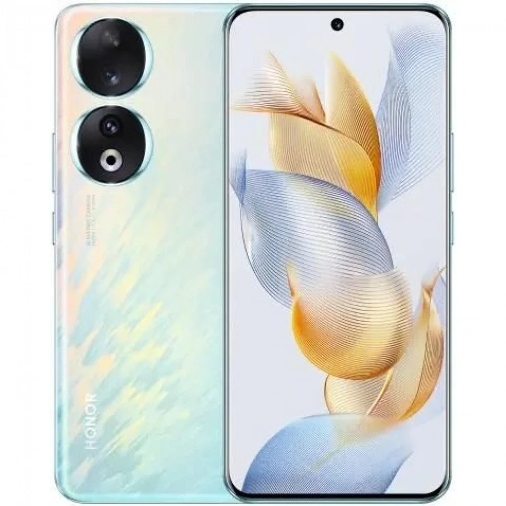 Смартфон Honor 90 REA-NX9, 7Gen1 8/256GB, 6.7"AMOLED, 2664х1200, BT5.2, 2xSIM, Peacock Blue