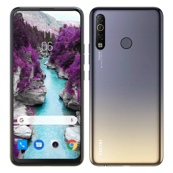 Смартфон Tecno Camon 12 Air, A22 3/32GB, 6.55"IPS, 1600x720, BT5.0, 2xSIM+microSD, Alpenglow Gold — 2