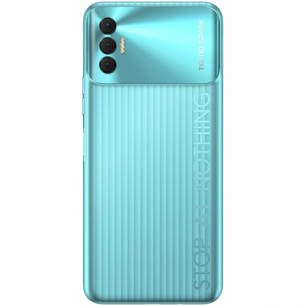 Смартфон Tecno Spark 8P, G85 4/64GB, 6.6"IPS, 2408x1080, BT5.0, NFC, 2xSIM+microSD, Turquoise Cyan — 3