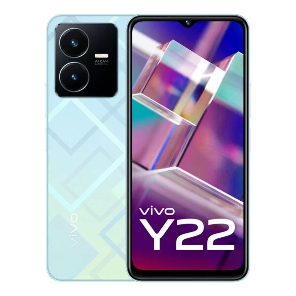Смартфон vivo Y22, G85 4/64GB, 6.55"IPS, 1612x720, BT5.0, 2xSIM+microSD, Metaverse Green