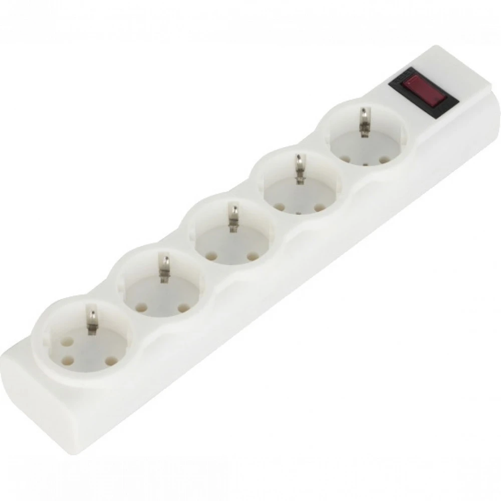 Сетевой фильтр Defender ILS 355, 5 розеток, 5м, White