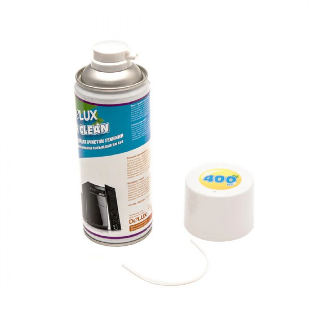 Сжатый воздух для чистки Delux Air Clean, 400мл, для техники — 4