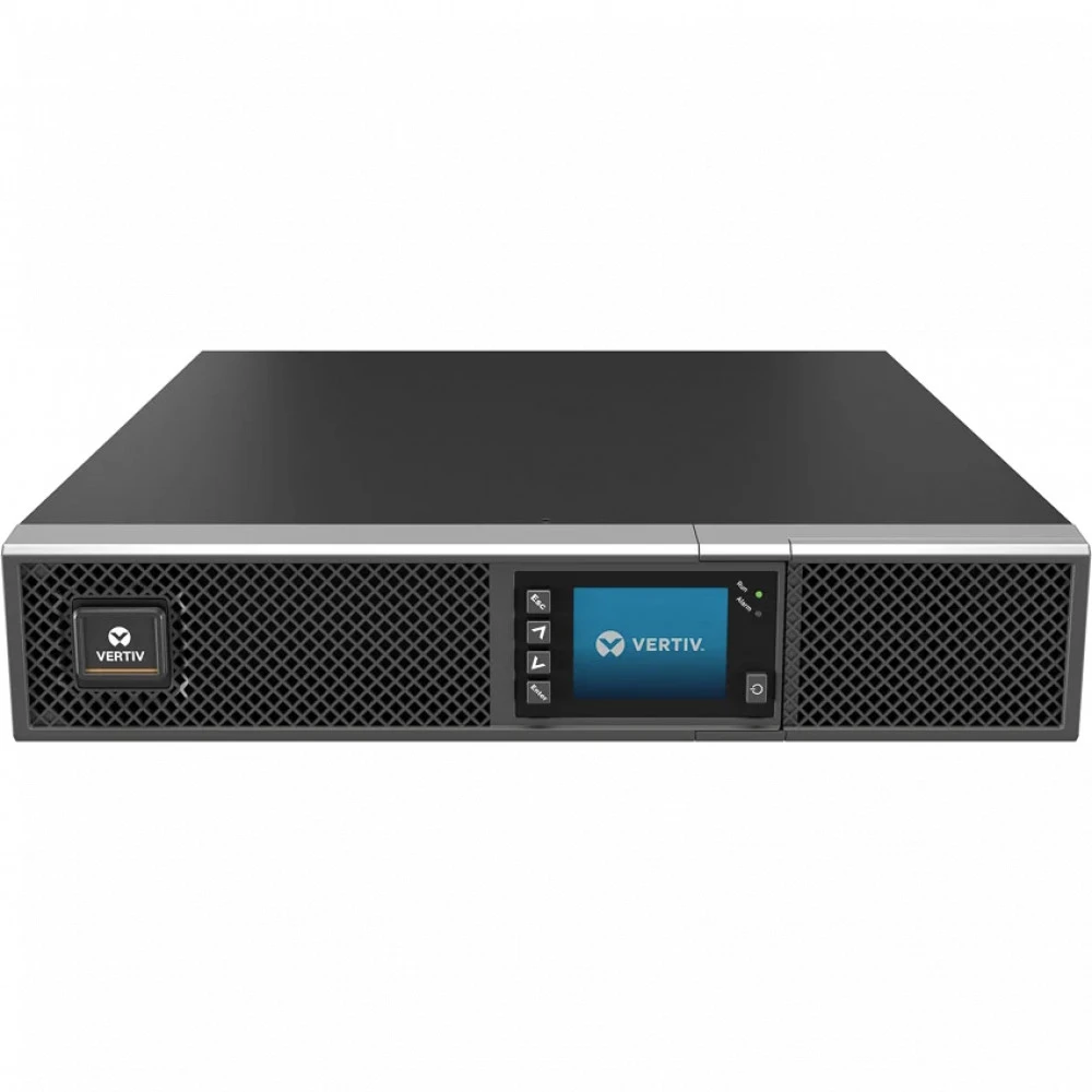 ИБП Vertiv Liebert GXT5 1ph UPS, 1kVA, input IEC C14 inlet, 2U, output – 230V, output socket groups (8)C13, rackmount kit, INTELLISLOT RDU101 COMMUNICATION CARD, 3-year factory warranty
