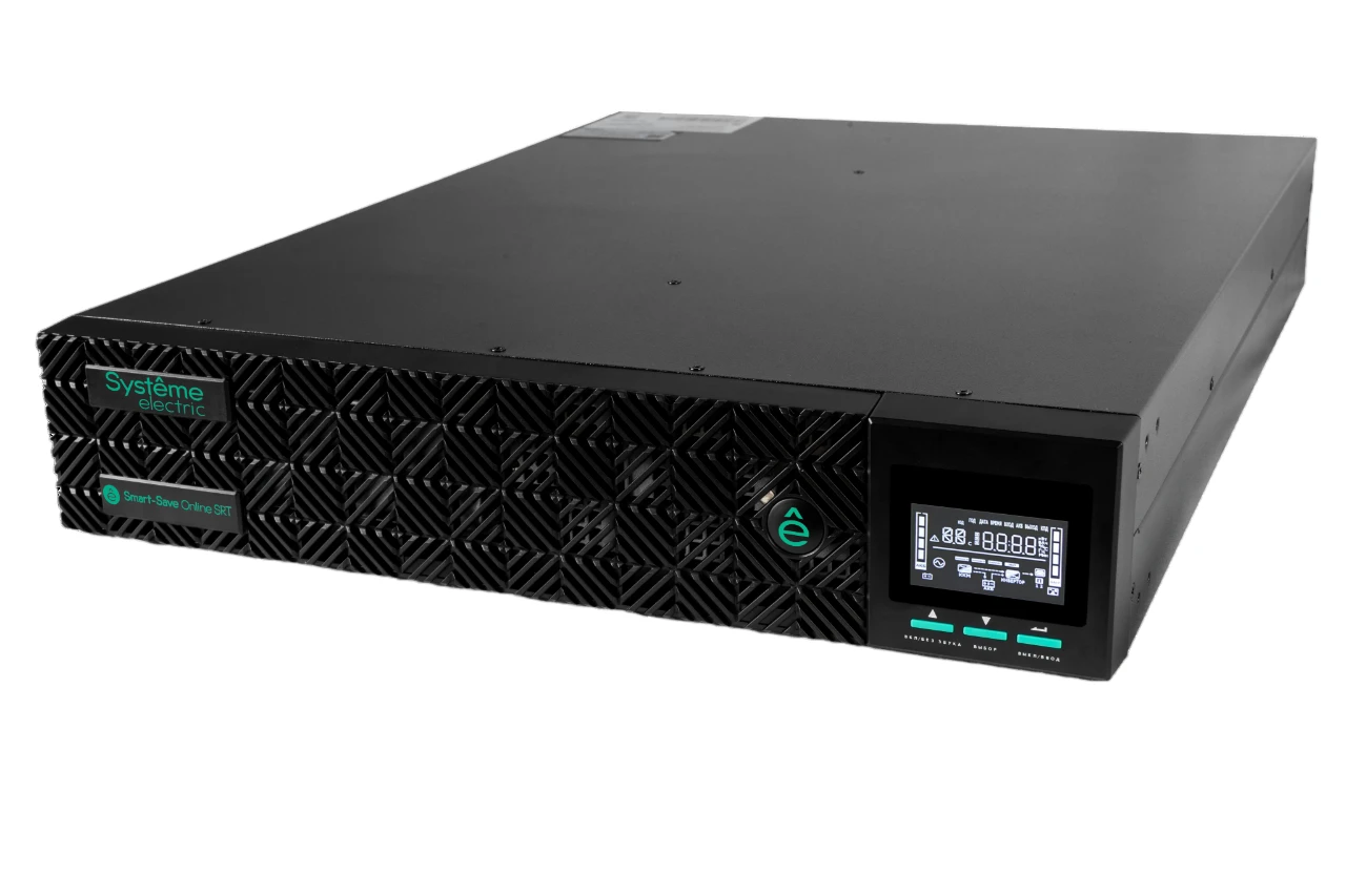 Systeme Electric Smart-Save Online SRTSE 2 поколения 3000 ВА/Вт, 2U, 8 C13+1 C19, USB, RS-232, сухие контакты — 5