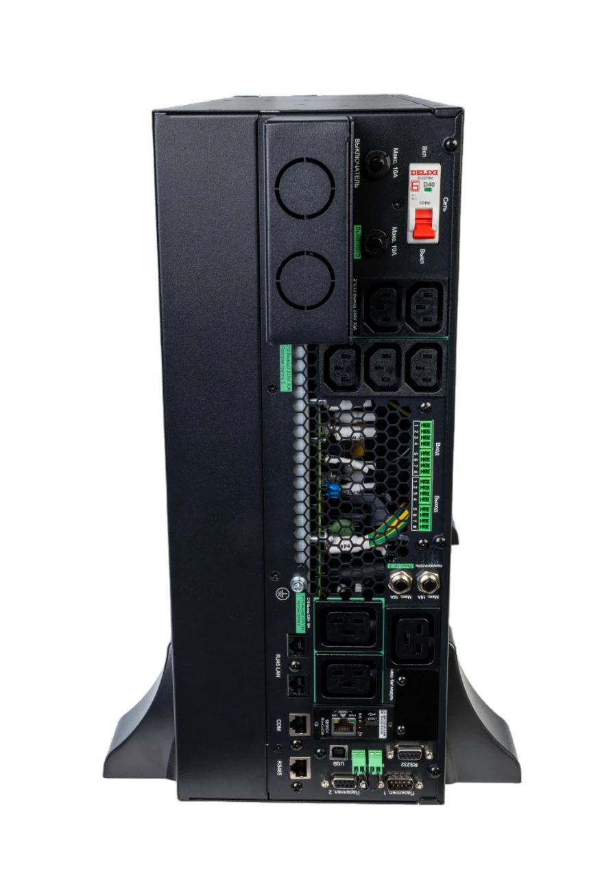 Systeme Electric Smart-Save Online SRT 5000 ВА 2 поколения 5000 ВА/Вт, 4U,5 C13+3 C19,USB,RS-232,RS485,COM, сухие контакты, SNMP — 3