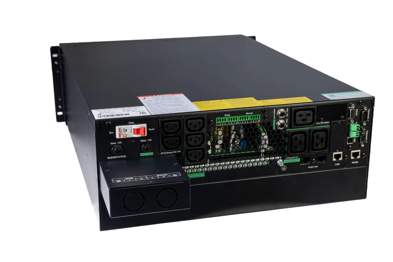 Systeme Electric SRTSE 2 поколения 10000ВА/Вт, 4U,5 C13+3 C19,USB,RS-232,RS485,COM,сухие контакт,прлл