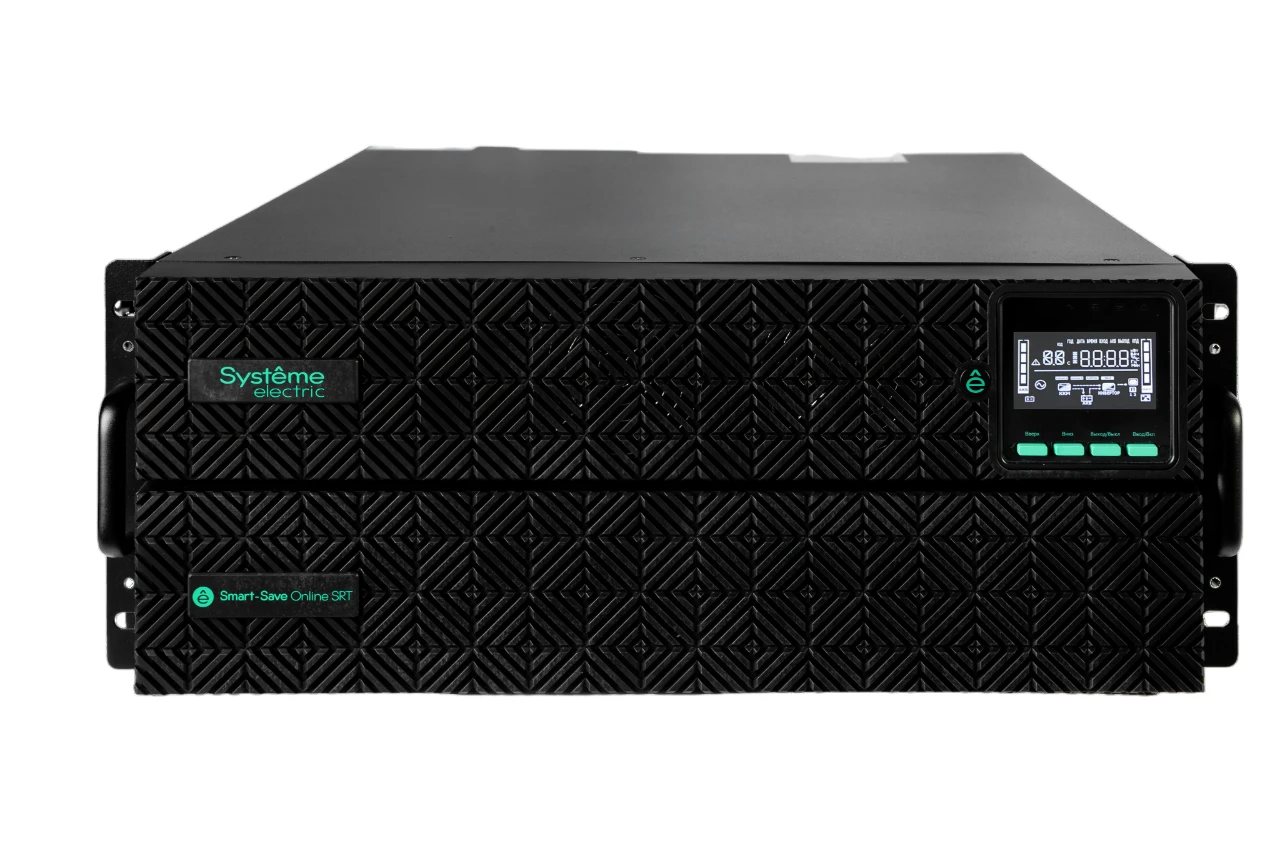 Systeme Electric Smart-Save Online SRTSE 2 поколения 8000 ВА/Вт, 4U,5 C13+3 C19,USB,RS-232,RS485,COM,сухие контакт,прлл — 3