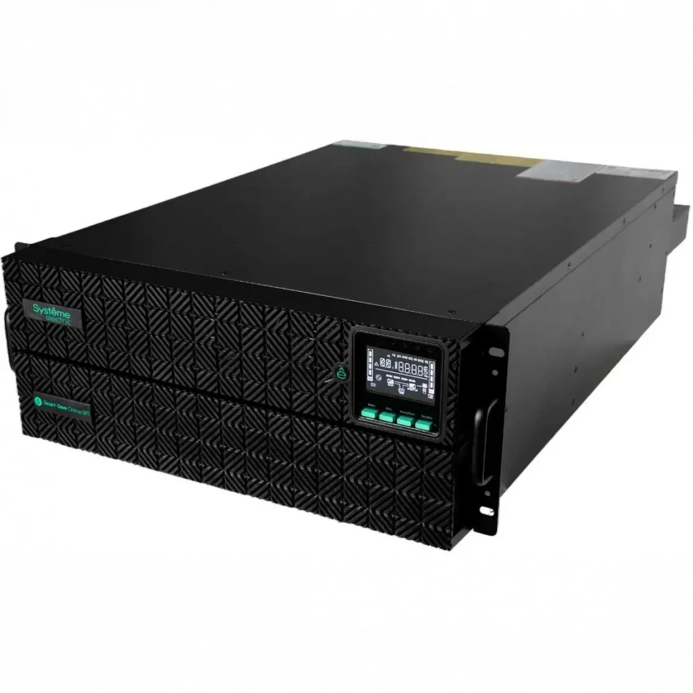 Systeme Electric Smart-Save Online SRTSE 2 поколения 8000 ВА/Вт, 4U,5 C13+3 C19,USB,RS-232,RS485,COM,сухие контакт,прлл,SNMP