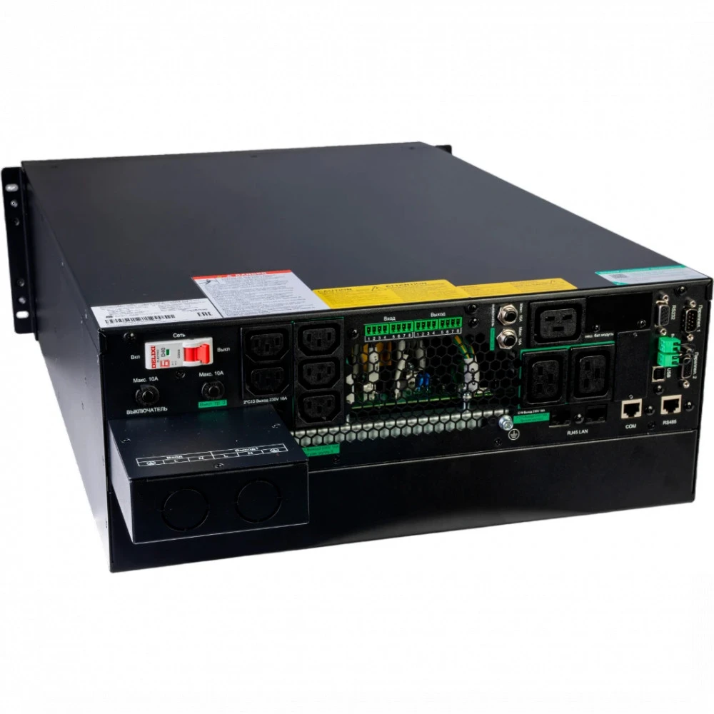 Systeme Electric Smart-Save Online SRTSE 2 поколения 8000 ВА/Вт, 4U,5 C13+3 C19,USB,RS-232,RS485,COM,сухие контакт,прлл,SNMP — 2