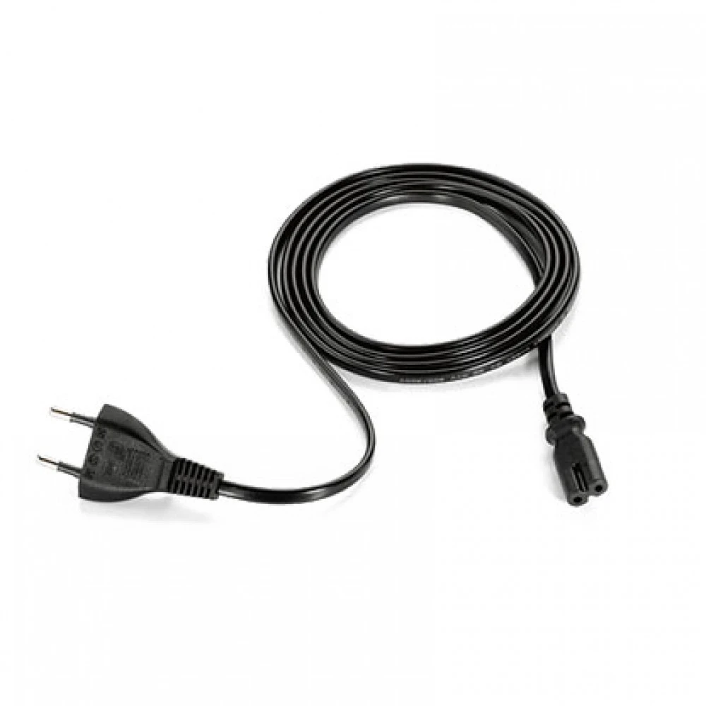AC Line Cord, 1.8M ungrounded, two wire, CEE7/16. Europe, Abu Dhabi, Bolivia, Dubai, Egypt, Iran, Korea, Russia, Vietnam. For power supply PWRS-14000-249R and TEAM desktop charger DCH6001 (Countries: KR,VN,BE,FR,DE,IT,NL,ES,SE,AR,CL)