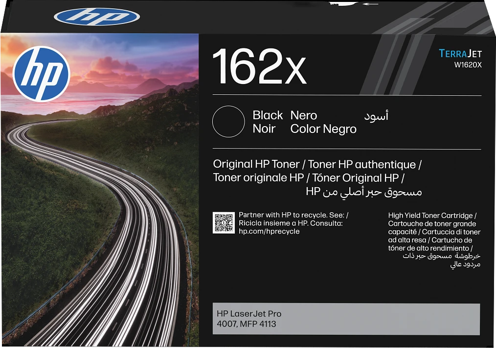 Тонер-картридж 162X Black LaserJet Toner Cartridge  for LJ Pro 4113/4007, up to 10000 pages