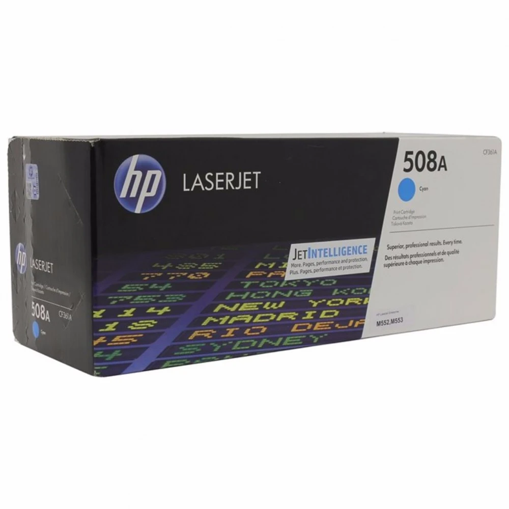 Тонер-картридж 508A Cyan LaserJet Toner Cartridge for Color LaserJet Enterprise M552/M553/M577, up to 5000 pages