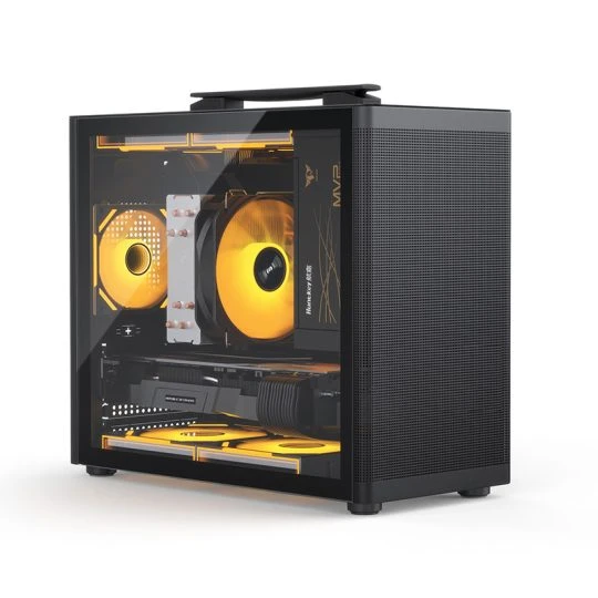 Компьютерный корпус Huntkey A320, 1xUSB3.0, HD-Audio, micro-ATX/Mini-ITX, Black