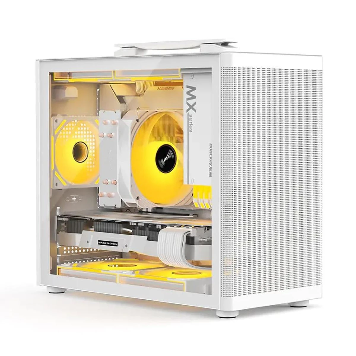 Компьютерный корпус Huntkey A320, 1xUSB3.0, HD-Audio, micro-ATX/Mini-ITX, White