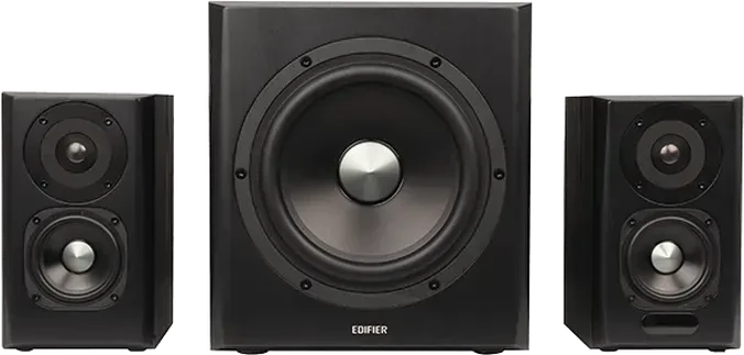 Акустическая система Bluetooth Edifier S351DB Black <2.1, RMS 150ВТ, PC/AUX/OPT/COX/BT, Пульт>