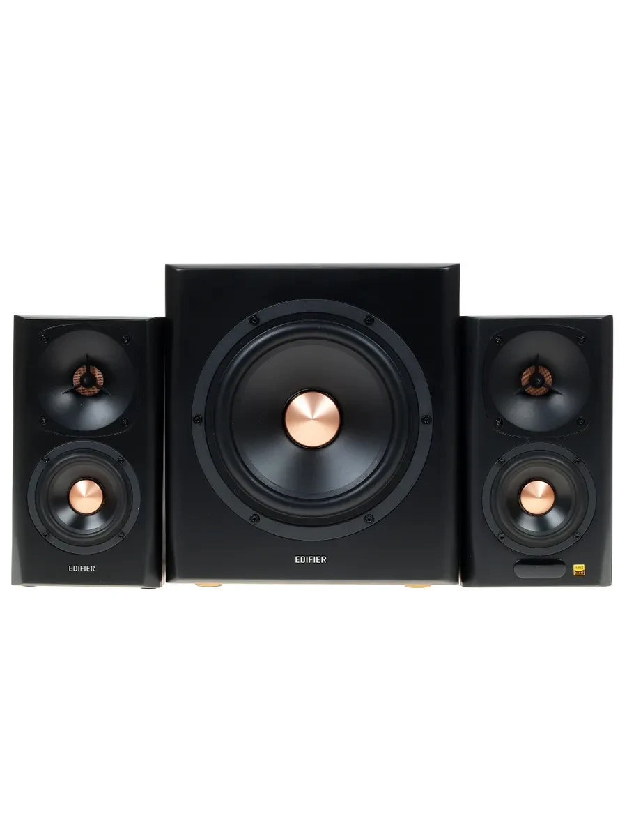 Акустическая система Bluetooth Edifier S360DB Brown <2.1, RMS 155ВТ, PC/AUX/OPT/COX/BT, Пульт>