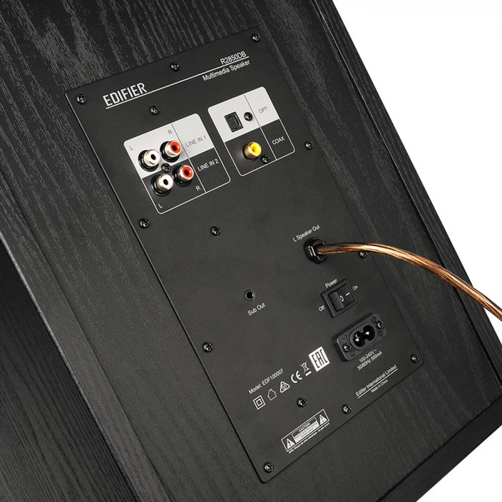 Акустическая система Bluetooth Edifier R2850DB Black <2.0, RMS 150Вт, 42Гц-20кГц, BT, Пульт> — 5