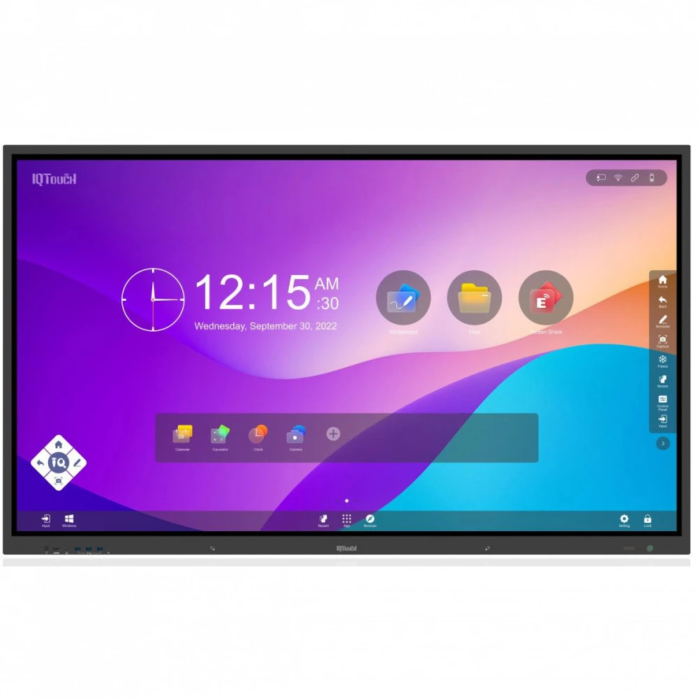 Интерактивная LED панель 65" IQTouch DE1400 <20 касаний, 3840*2160, 4K UHD, Android 14>