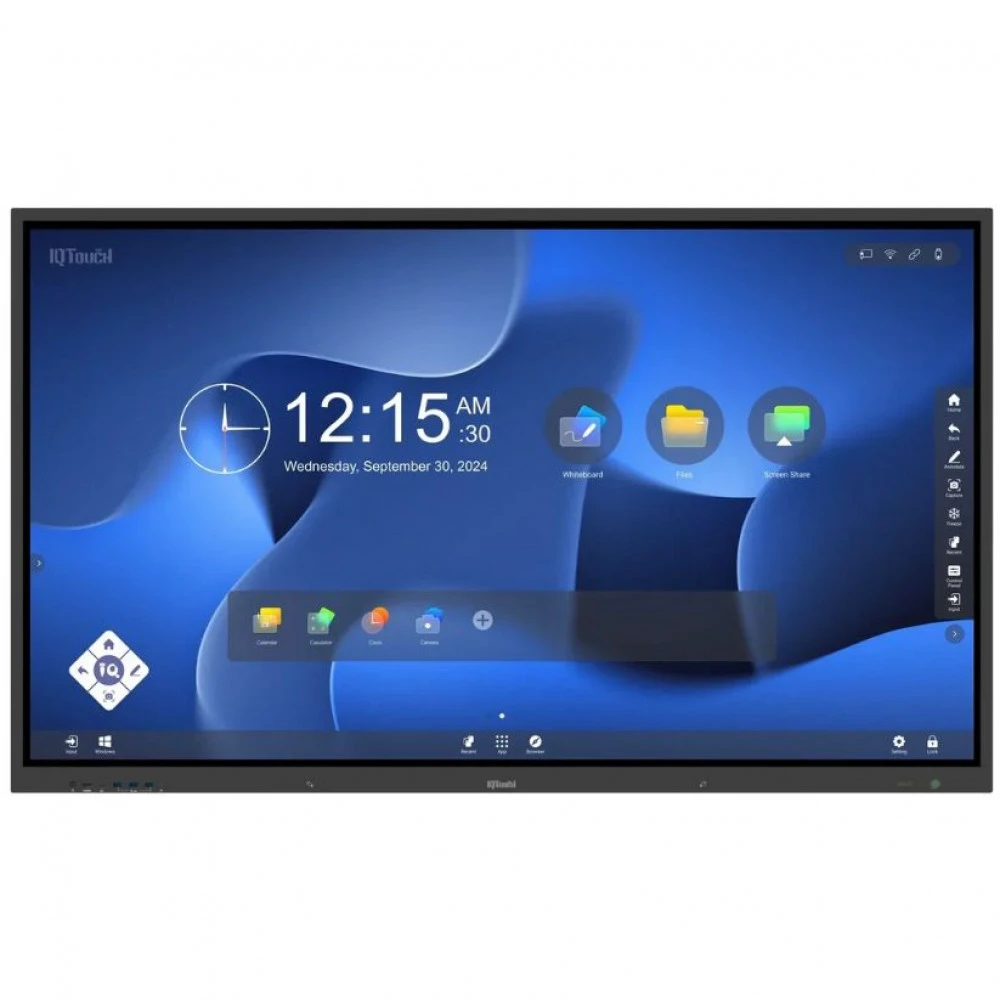 Интерактивная LED панель 75" IQTouch DE1400 <20 касаний, 3840*2160, 4K UHD, Android 14>
