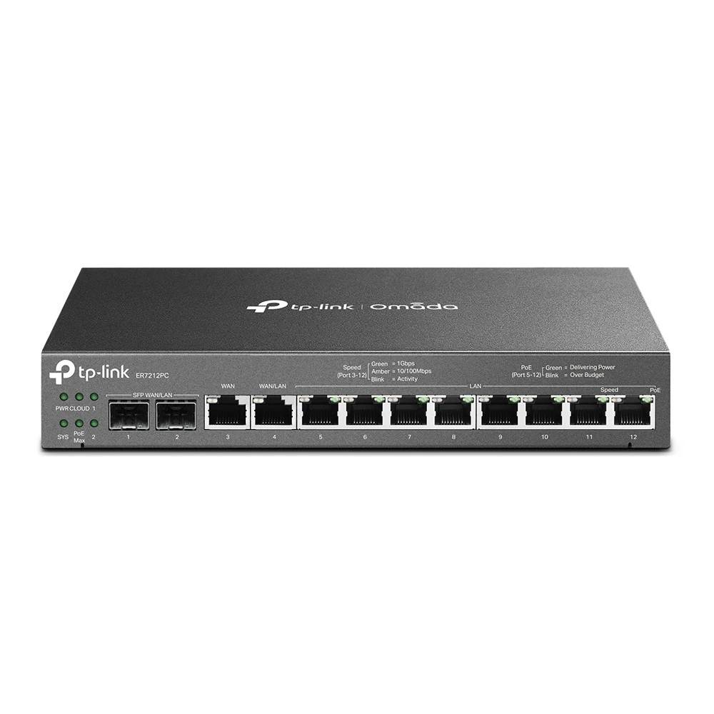 Маршрутизатор Multi-WAN GbE VPN Tp-Link ER7212PC со встроенным контроллером Omada и 8 портами PoE+ — 2