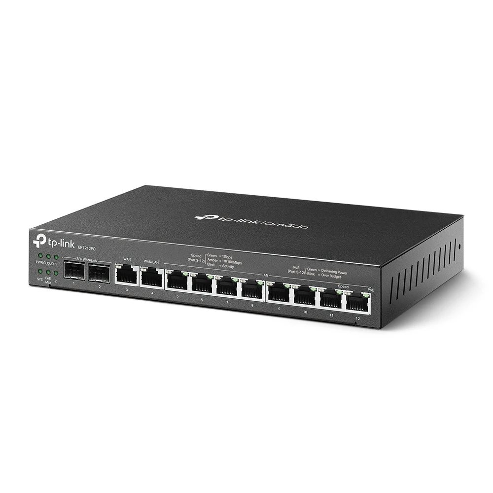 Маршрутизатор Multi-WAN GbE VPN Tp-Link ER7212PC со встроенным контроллером Omada и 8 портами PoE+ — 3