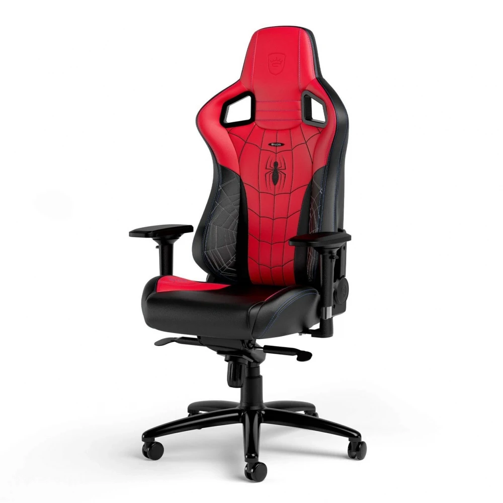 Игровое кресло Noblechairs EPIC Spider-Man Special Edition <Экокожа, подлокотник 4D, газлифт 4> — 2