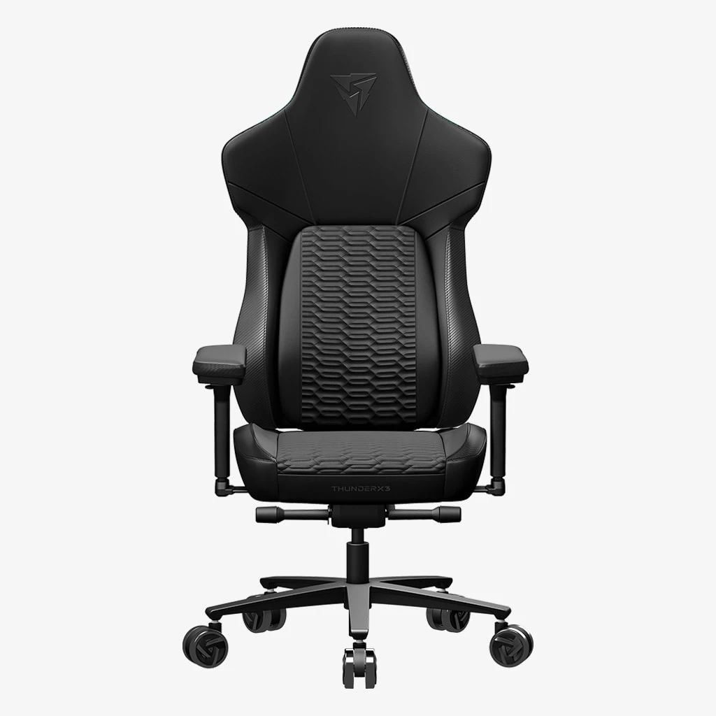 Игровое кресло ThunderX3 CORE-Racer Black <Искусственная кожа, подлокотник 4D, газлифт 4>