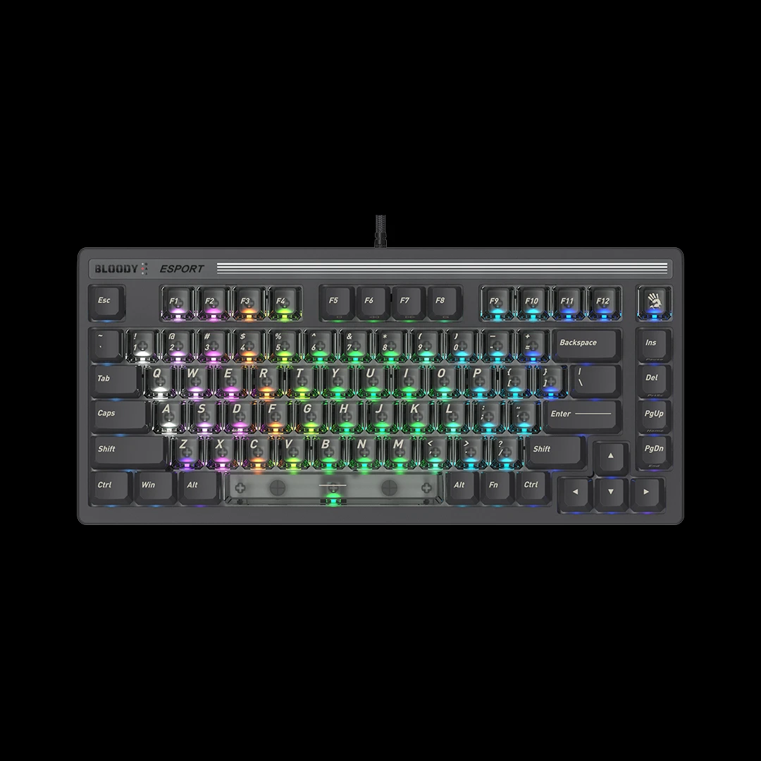 Клавиатура игровая Bloody LK72R Sports Grey <Light Strike>