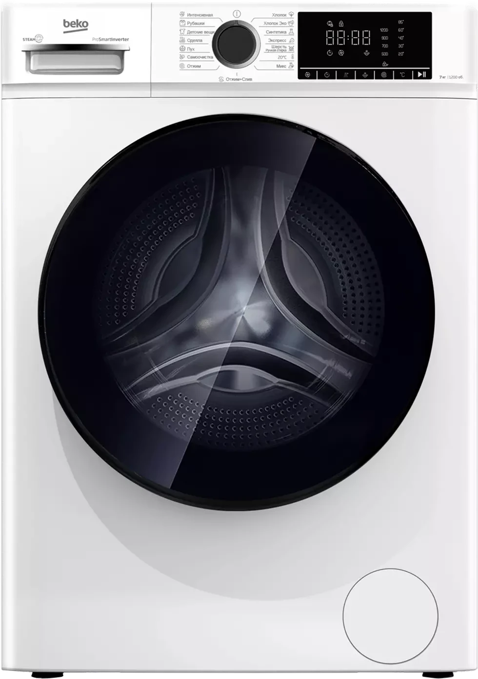 Стиральная машина Beko B1WFM272WWP <7 кг,15 программ, глубина 47.4 см>
