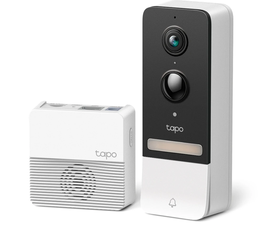 Умный дверной глазок 5MP (2K) с питанием от аккумулятора Tapo D230S1 в комплекте с IoT-хабом