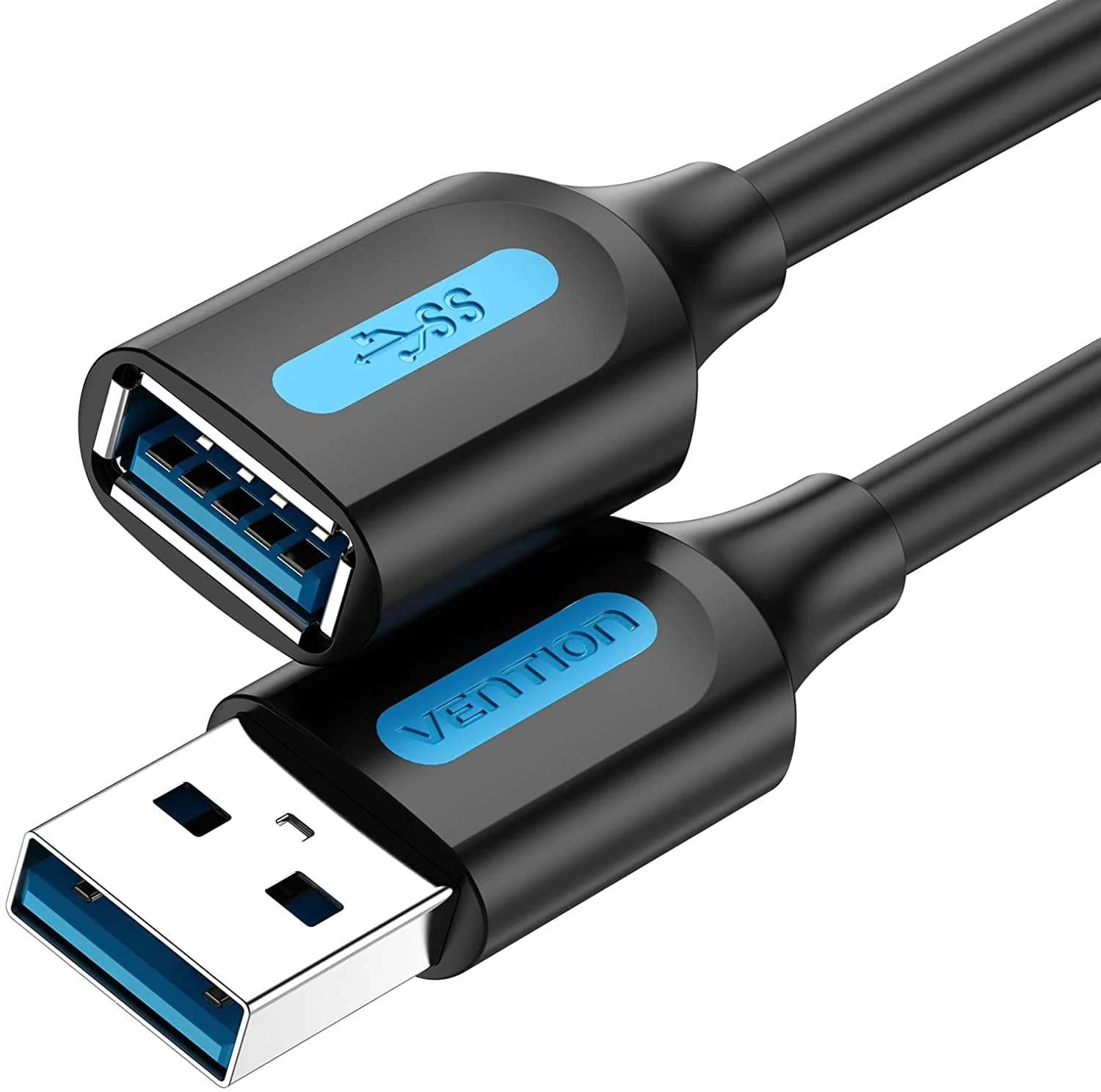 Кабель удленитель USB Vention CBHBI <USB 3.0 A Male to A Female Extension Cable 3M black PVC Type>