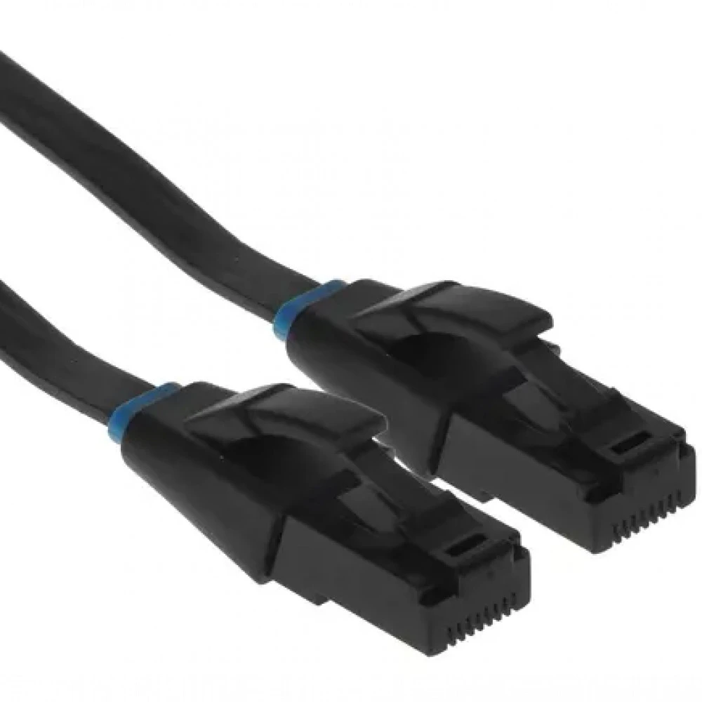 Патч-корд Vention IBJBJ <Flat Cat.6 UTP Patch Cable 5M Black>