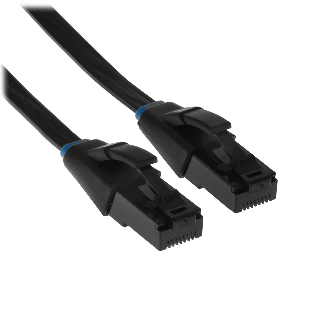 Патч-корд Vention IBJBS <Flat Cat.6 UTP Patch Cable 25M Black>