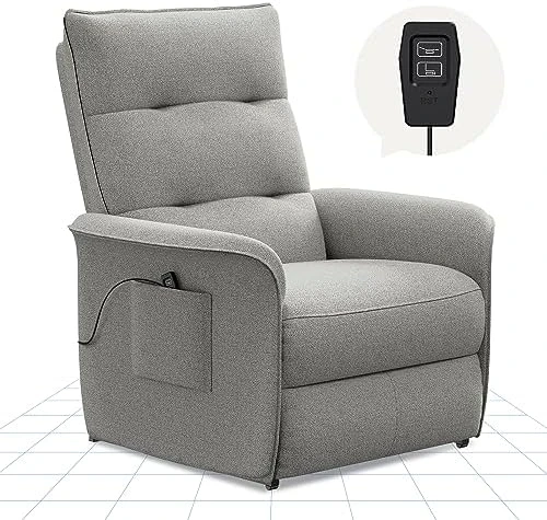 Кресло-реклайнер Flexispot X1SG(CS12) Smoky Gray <Электр., пульт, наклон 105-155°.> — 2