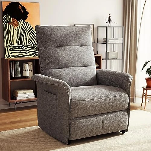 Кресло-реклайнер Flexispot X1DG(CS8) Dark Gray <Электр., пульт, наклон 105-155°> — 3