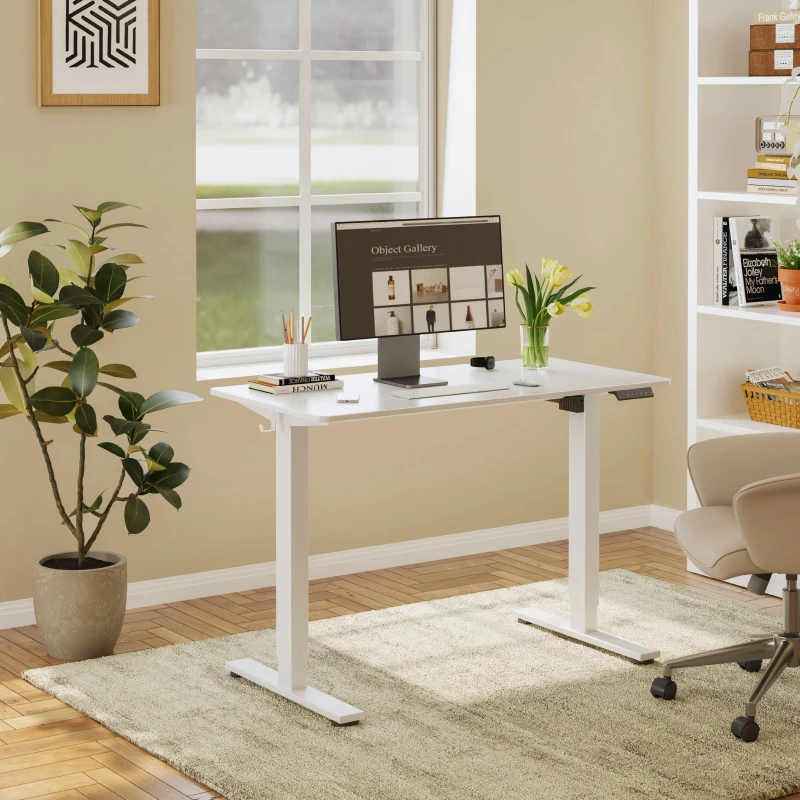 Стол моторизированный FLEXISPOT EN1 LITE-WW-M White <1200*600MM, Регулируемая высота>
